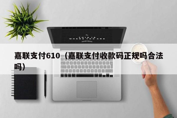 嘉联支付610（嘉联支付收款码正规吗合法吗）