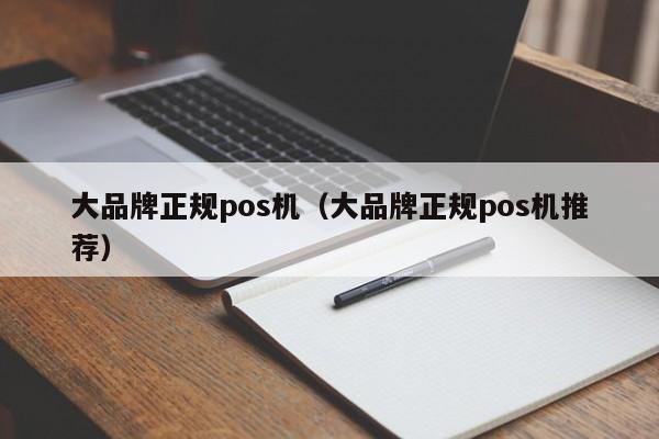 大品牌正规pos机（大品牌正规pos机推荐）