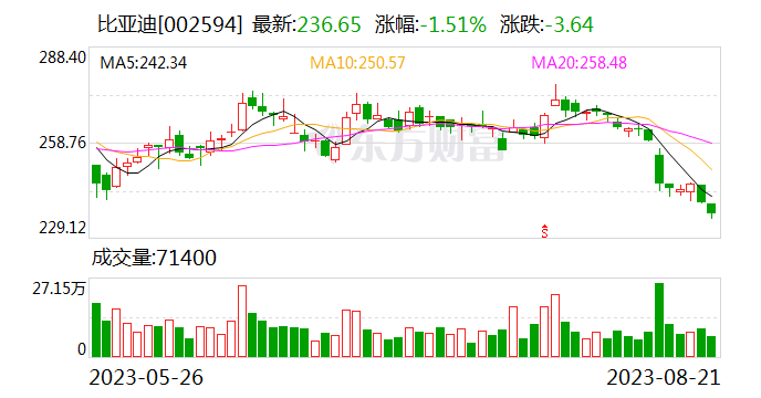 比亚迪于济南成立方程豹汽车销售公司